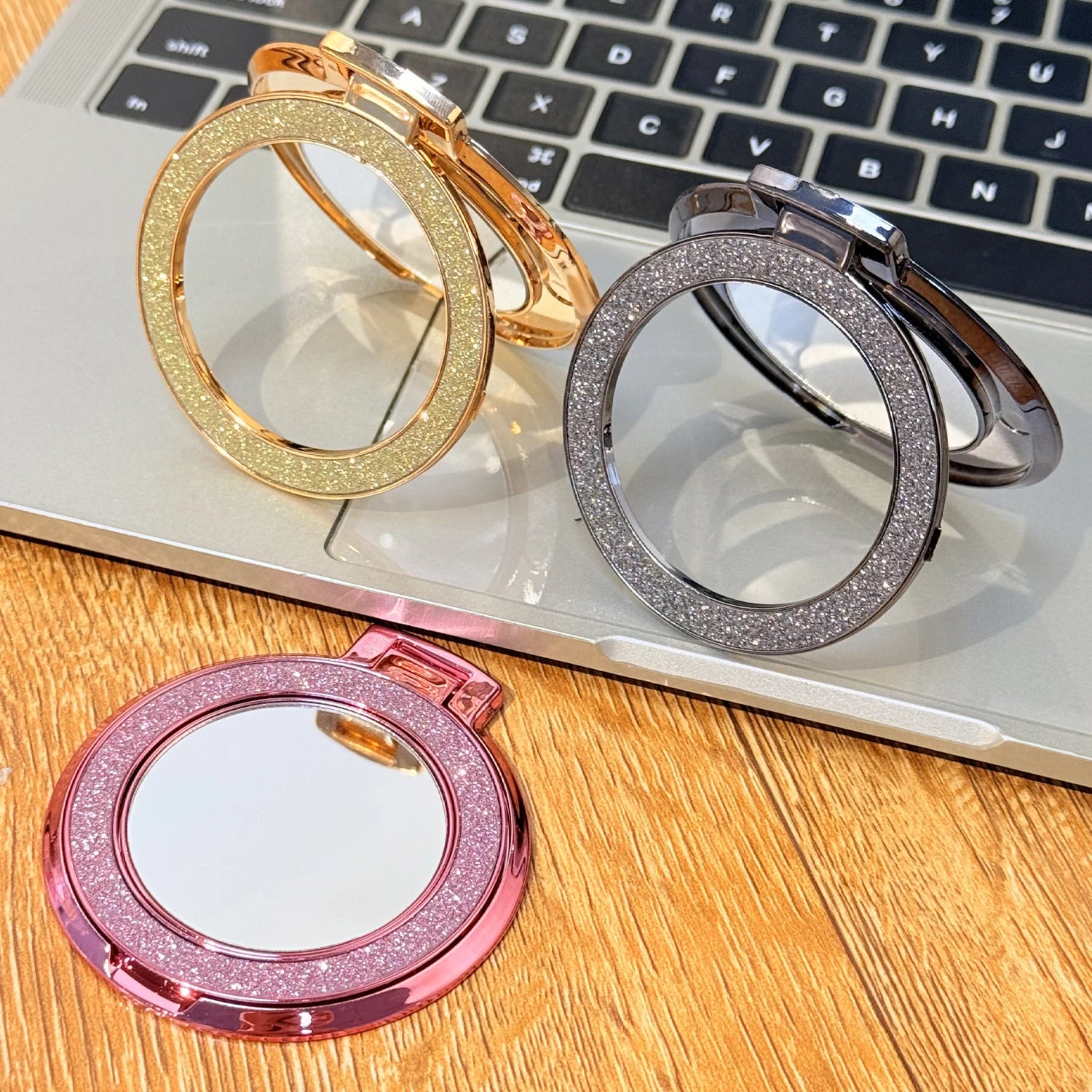 Suporte Anel Glitter para Celular